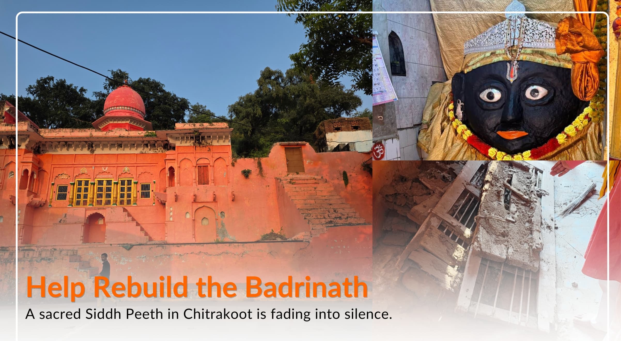 Revive the Forgotten Badrinath of Chitrakoot — A Sacred Siddh Peeth Calling for Your Support