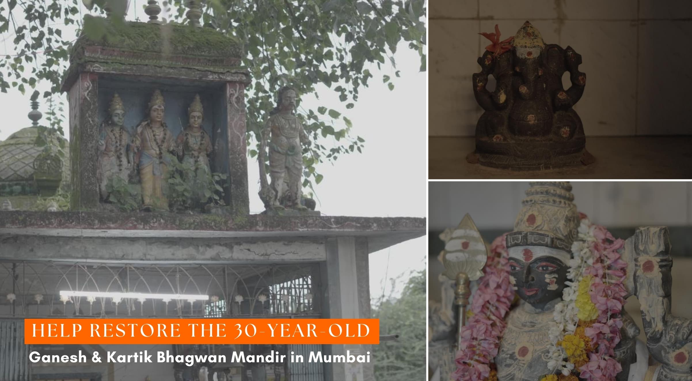 Help Us Restore the Ganesh & Kartik Bhagwan Mandir in Mumbai